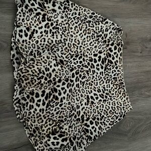 Francescas Leopard Print Skirt